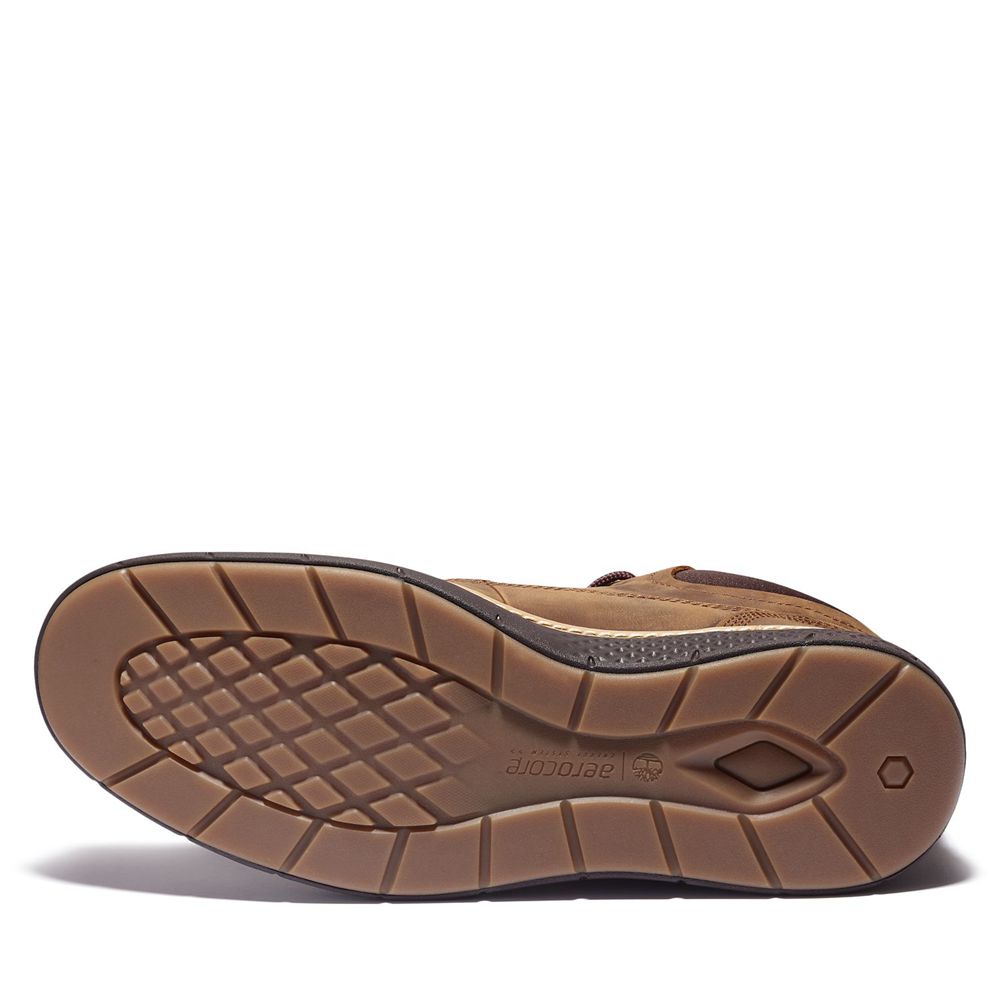 Botas Chukka Masculino - Timberland Cross Mark Impermeavel With Gore-Tex Fabric - YHIRB9105 - Marrom